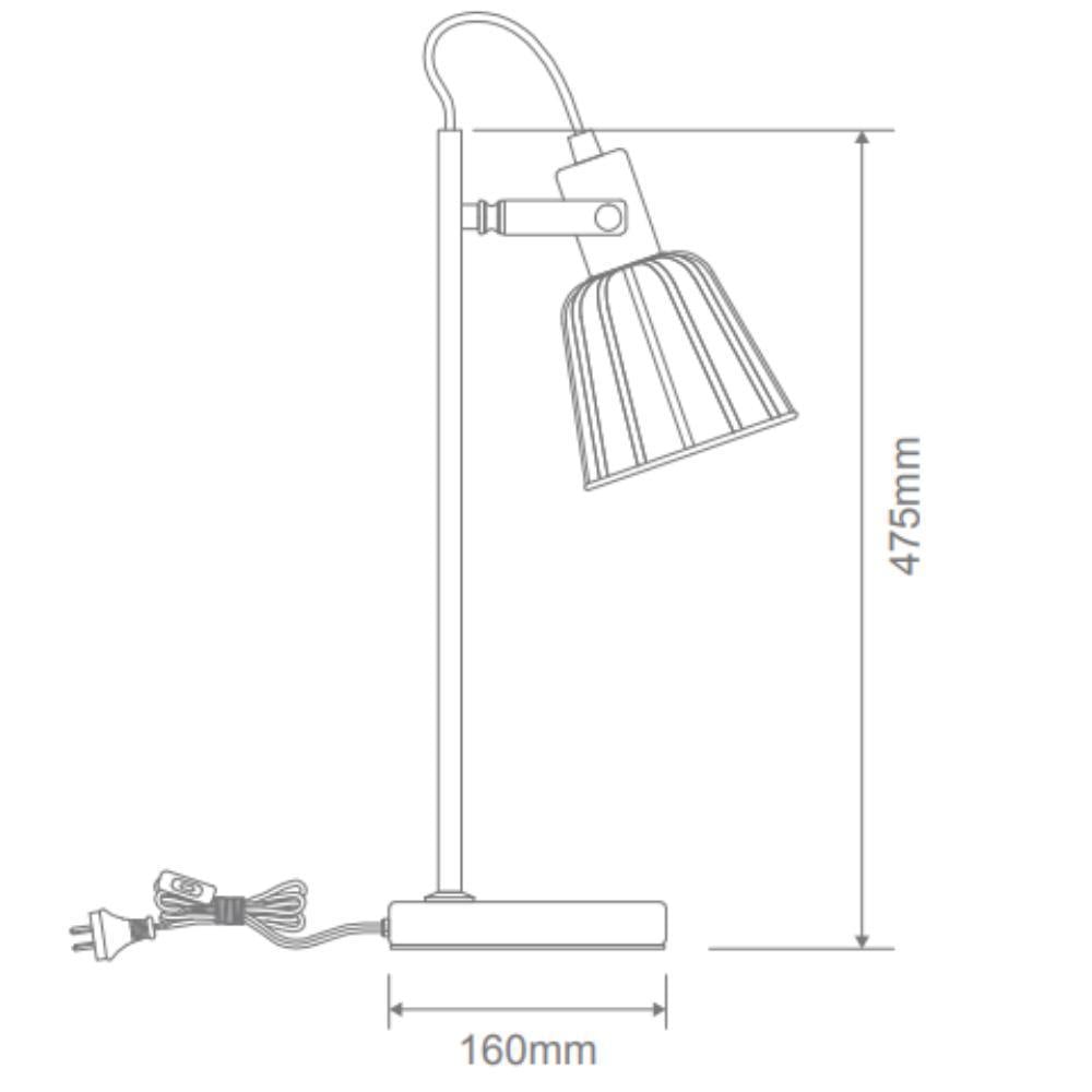 Domus ASHLEY-DL - Desk And Table Lamp-Domus Lighting-Ozlighting.com.au