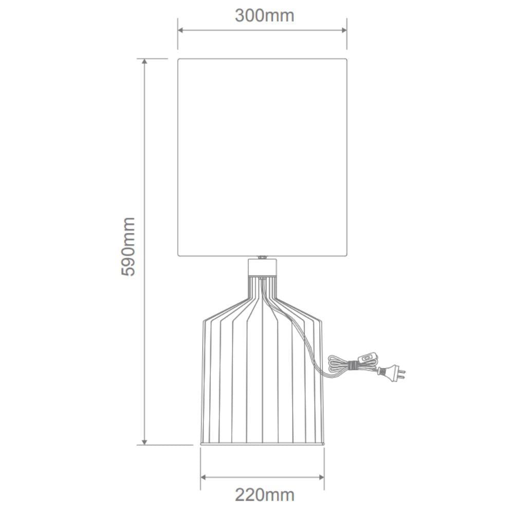 Domus ASHLEY-TL - Table Lamp-Domus Lighting-Ozlighting.com.au