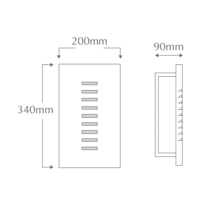 Domus BF-8293 - Ceramic Interior Wall Light - Raw-Domus Lighting-Ozlighting.com.au