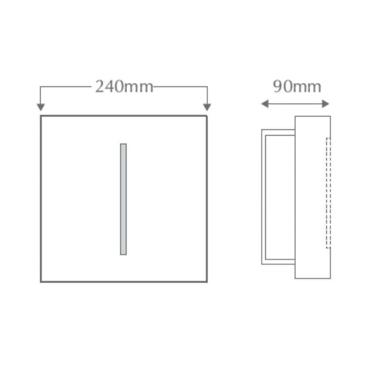 Domus BF-8294 - Ceramic Interior Wall Light - Raw-Domus Lighting-Ozlighting.com.au