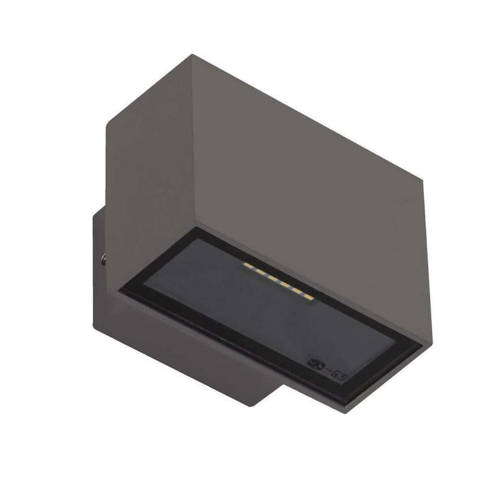 Domus BLOCK - 6W/12W LED Modern Exterior Up/Down Wall Light IP65-Domus Lighting-Ozlighting.com.au