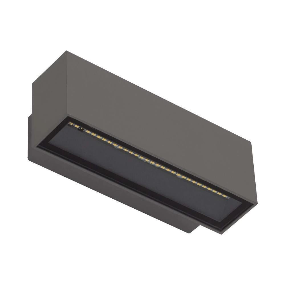 Domus BLOCK - 6W/12W LED Modern Exterior Up/Down Wall Light IP65-Domus Lighting-Ozlighting.com.au