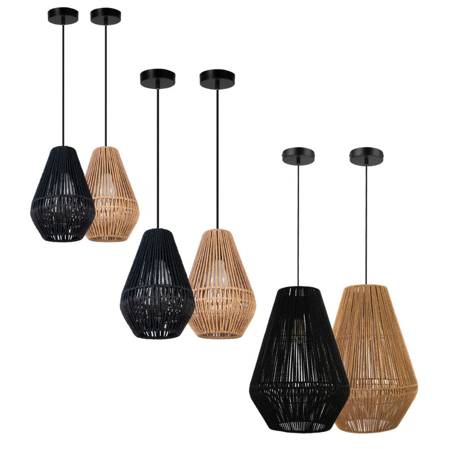 Domus CARTER-PDT - Paper Rope Pendant-Domus Lighting-Ozlighting.com.au