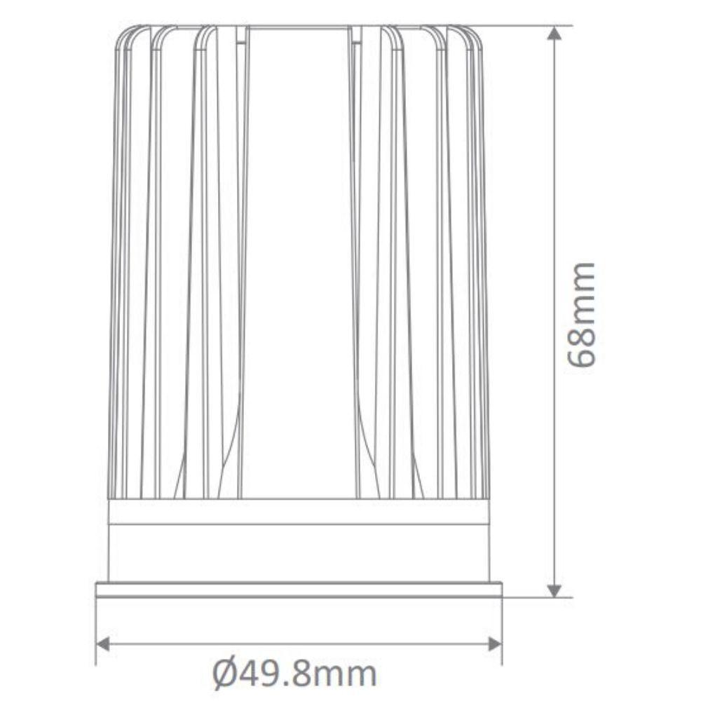 Domus CELL-9 - 9W LED Single Colour Dimmable Downlight Module - 5000K-Domus Lighting-Ozlighting.com.au