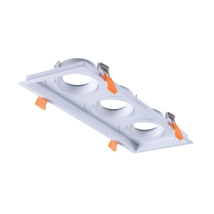 Domus CELL-S3 - 3 Light Slotter S3 Downlight Frame To Suit CELL Downlight Module Series-Domus Lighting-Ozlighting.com.au