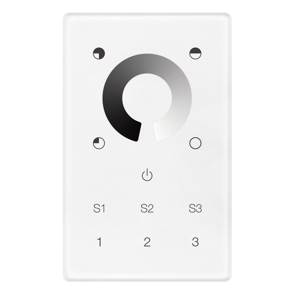 Domus CHAM-TOUCH-1C - Single Colour LED RF And Bluetooth Touch Wall Control-Domus Lighting-Ozlighting.com.au