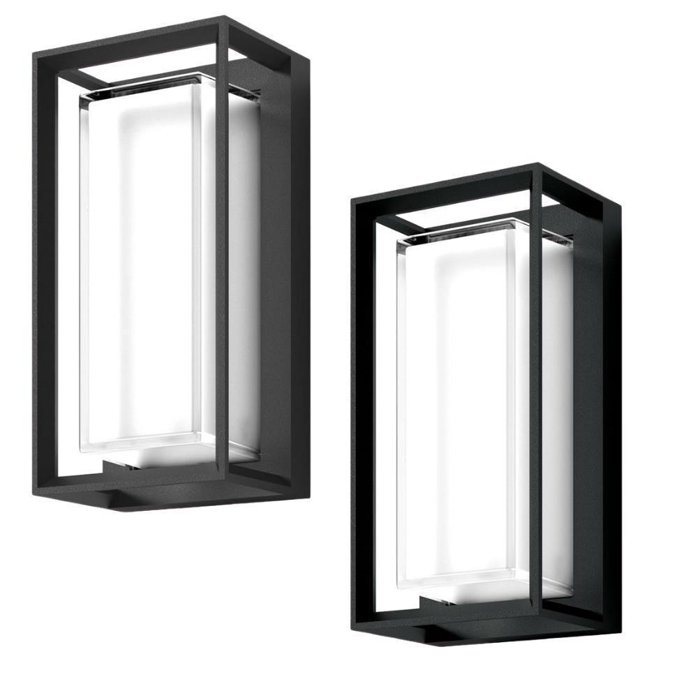 Domus COMO-6 - 6W LED Modern Exterior Flush Wall Light IP65 - 3000K/5000K-Domus Lighting-Ozlighting.com.au