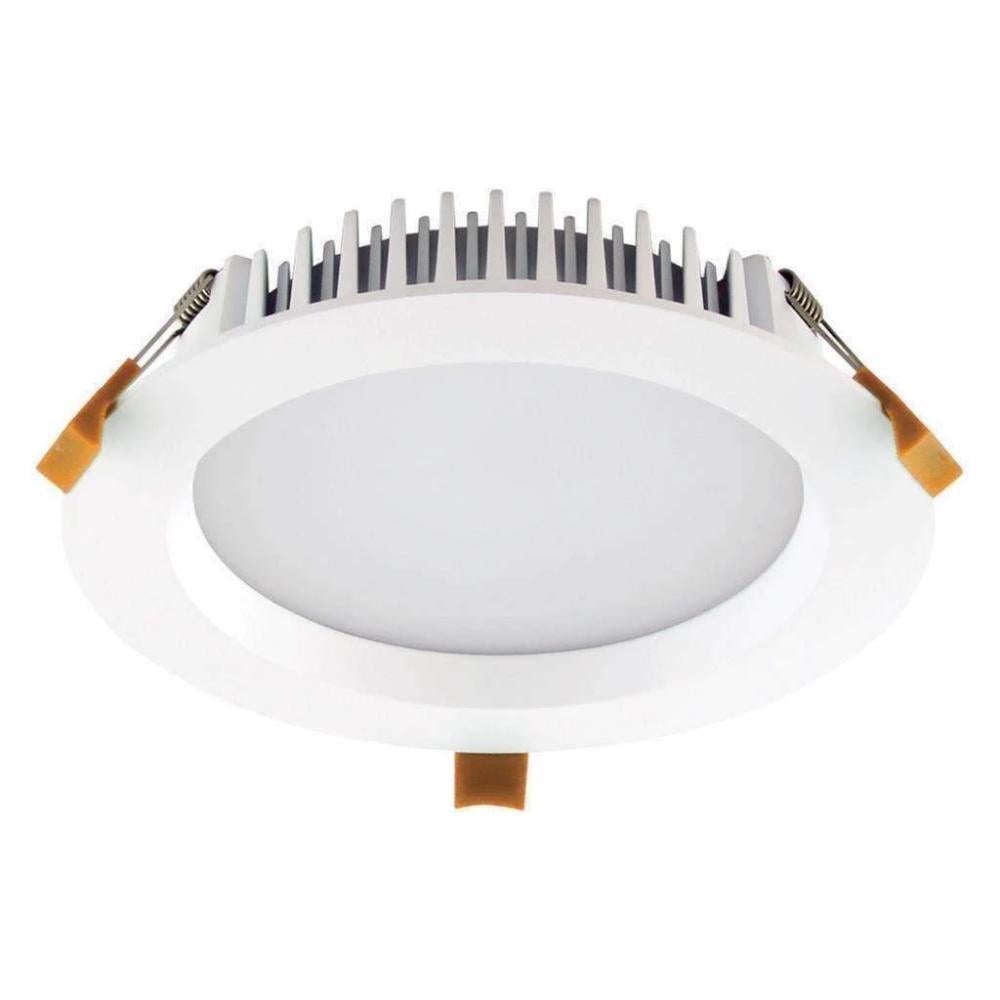 Domus DECO-20 - 20W LED Tri-Colour Dimmable Round Deep Face Downlight IP44-Domus Lighting-Ozlighting.com.au