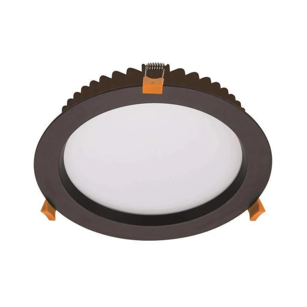 Domus DECO-28 - 28W LED Tri-Colour Dimmable Round Deep Face Downlight IP44-Domus Lighting-Ozlighting.com.au