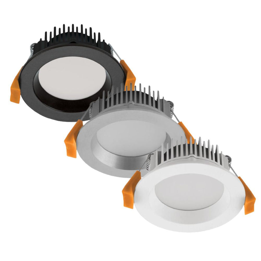 Domus DECO-8-DALI - DALI Dimmable 8W LED Tri-Colour Mini Round Deep Face Downlight IP44-Domus Lighting-Ozlighting.com.au