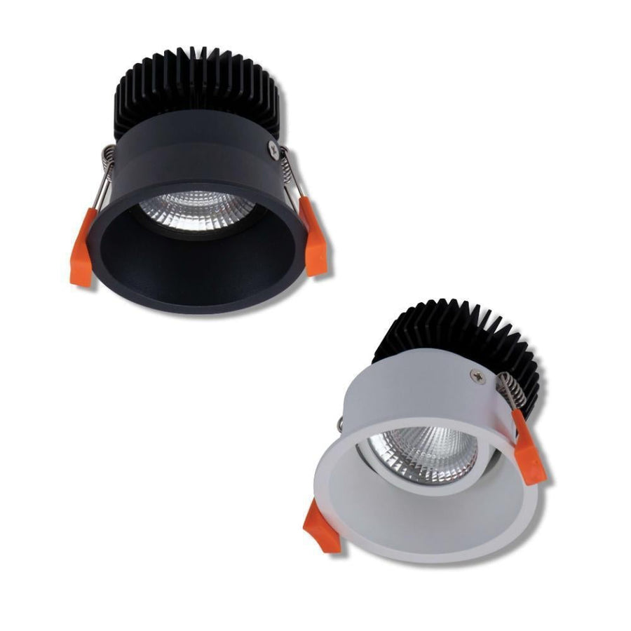 Domus DEEP-10-TRIO-DALI - 10W LED Tri-Colour DALI Dimmable Deepset Tiltable Downlight IP44-Domus Lighting-Ozlighting.com.au