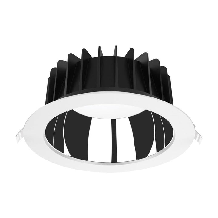 Domus EXPO-DALI - 10W/25W/35W LED Tri-Colour DALI Dimmable Low Glare Polished Reflector Deepset Downlight IP44-Domus Lighting-Ozlighting.com.au