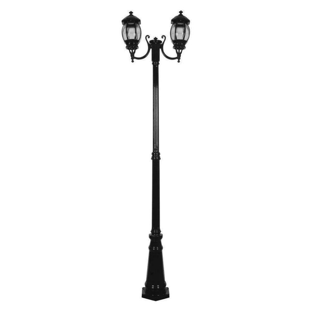 Domus GT-1044 Vienna - Twin Head Curved Arms Tall Post-Domus Lighting-Ozlighting.com.au