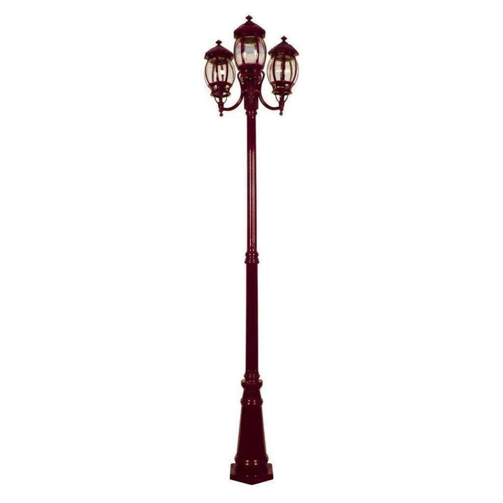 Domus GT-1045 Vienna - Three Head Curved Arm Tall Post-Domus Lighting-Ozlighting.com.au