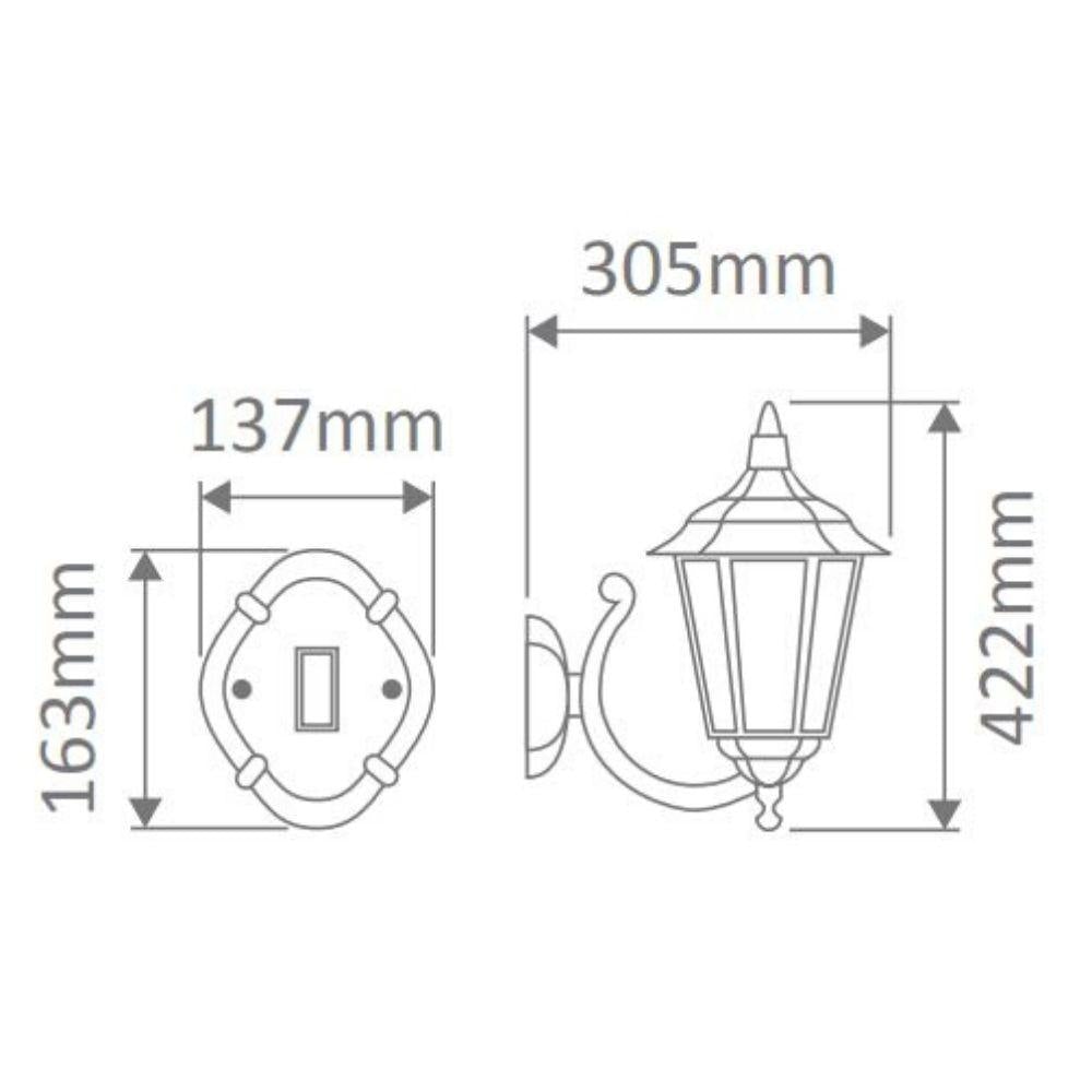 Domus GT-1073 Chester - Upward Wall Light-Domus Lighting-Ozlighting.com.au