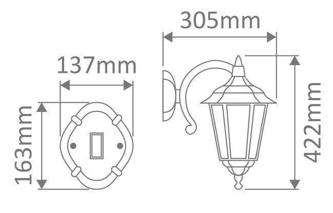 Domus GT-1074 Chester - Downward Wall Light-Domus Lighting-Ozlighting.com.au