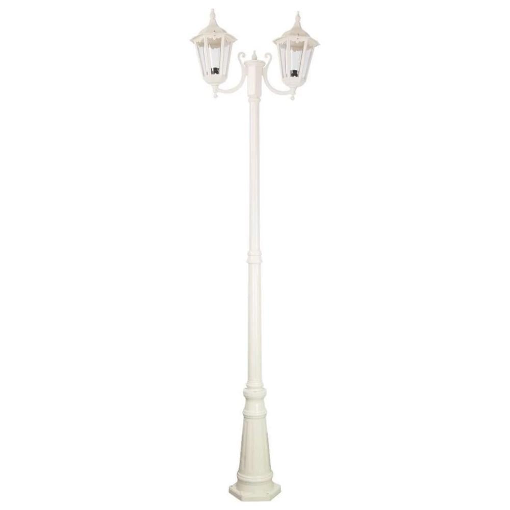 Domus GT-1077 Chester - Twin Head Curved Arm Tall Post Light-Domus Lighting-Ozlighting.com.au