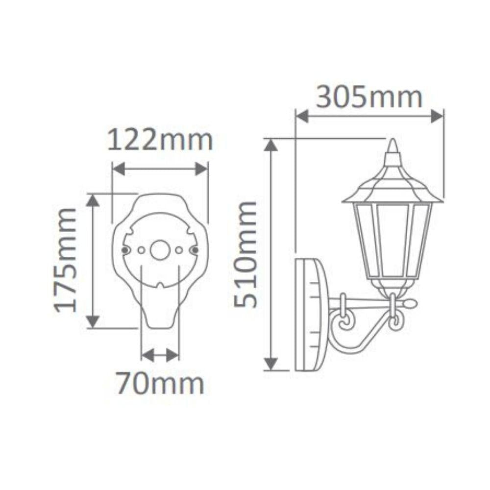 Domus GT-131 Chester - Upward Wall Light-Domus Lighting-Ozlighting.com.au