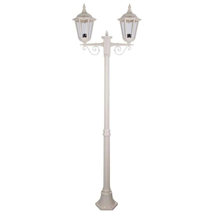 Domus GT-137 Chester - Twin Head Medium Post Light-Domus Lighting-Ozlighting.com.au