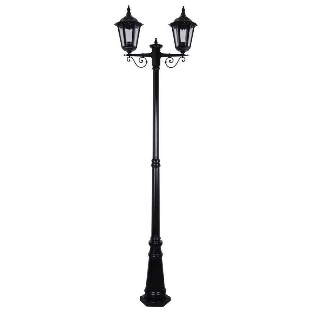 Domus GT-140 Chester - Twin Head Tall Post Light-Domus Lighting-Ozlighting.com.au