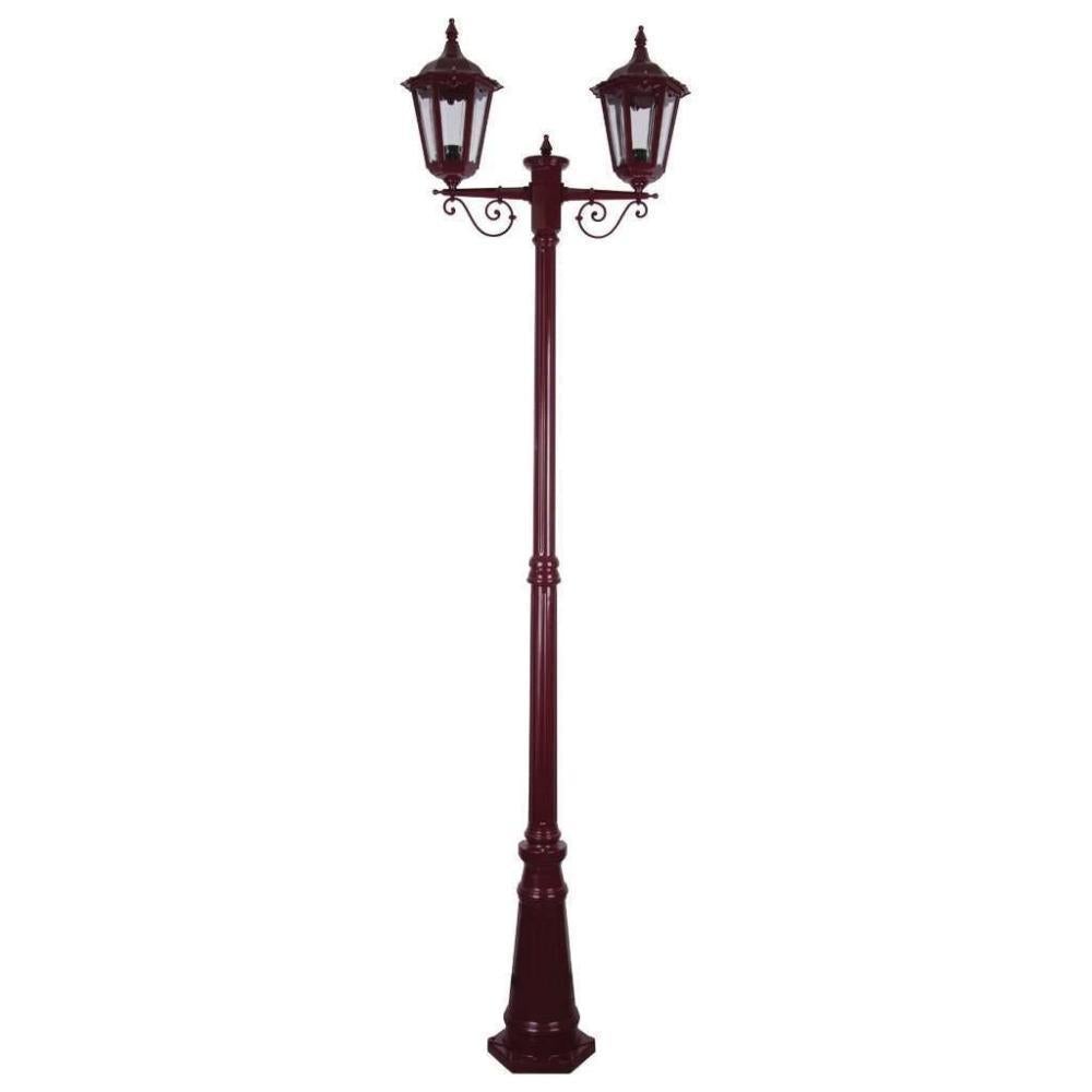 Domus GT-140 Chester - Twin Head Tall Post Light-Domus Lighting-Ozlighting.com.au