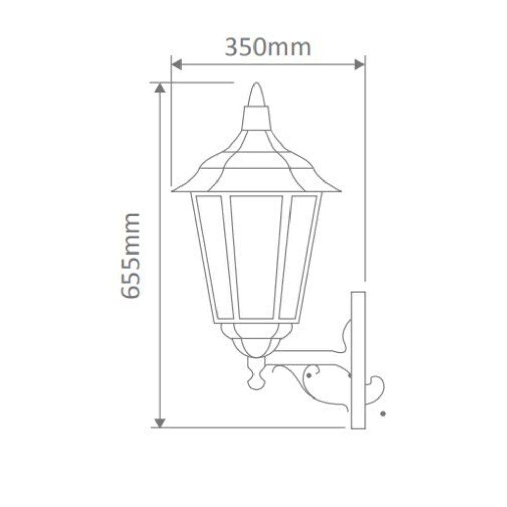 Domus GT-161 Chester Large - Upward Wall Light-Domus Lighting-Ozlighting.com.au