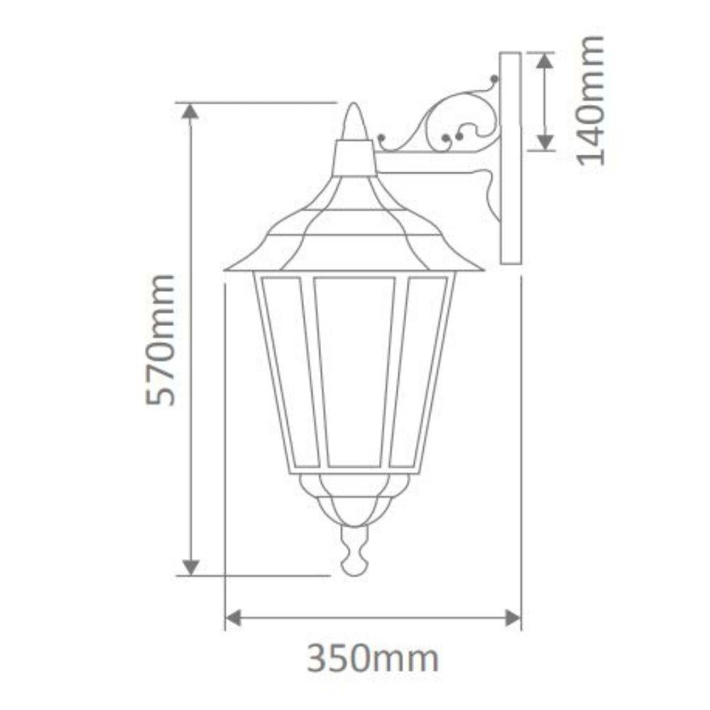 Domus GT-162 Chester Large - Downward Wall Light-Domus Lighting-Ozlighting.com.au