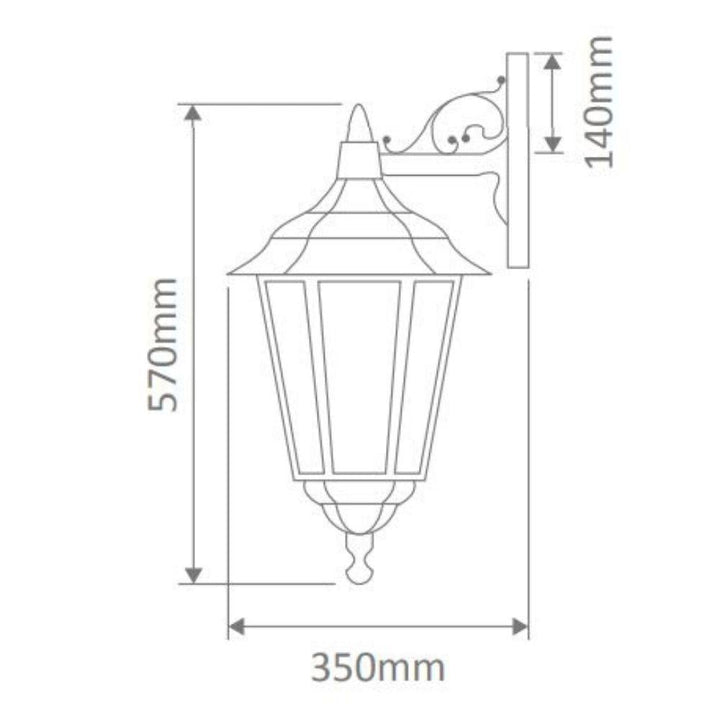 Domus GT-162 Chester Large - Downward Wall Light-Domus Lighting-Ozlighting.com.au