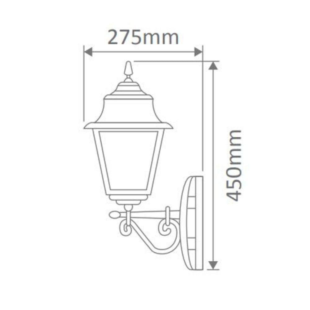 Domus GT-231 Paris - Upward Wall Light-Domus Lighting-Ozlighting.com.au