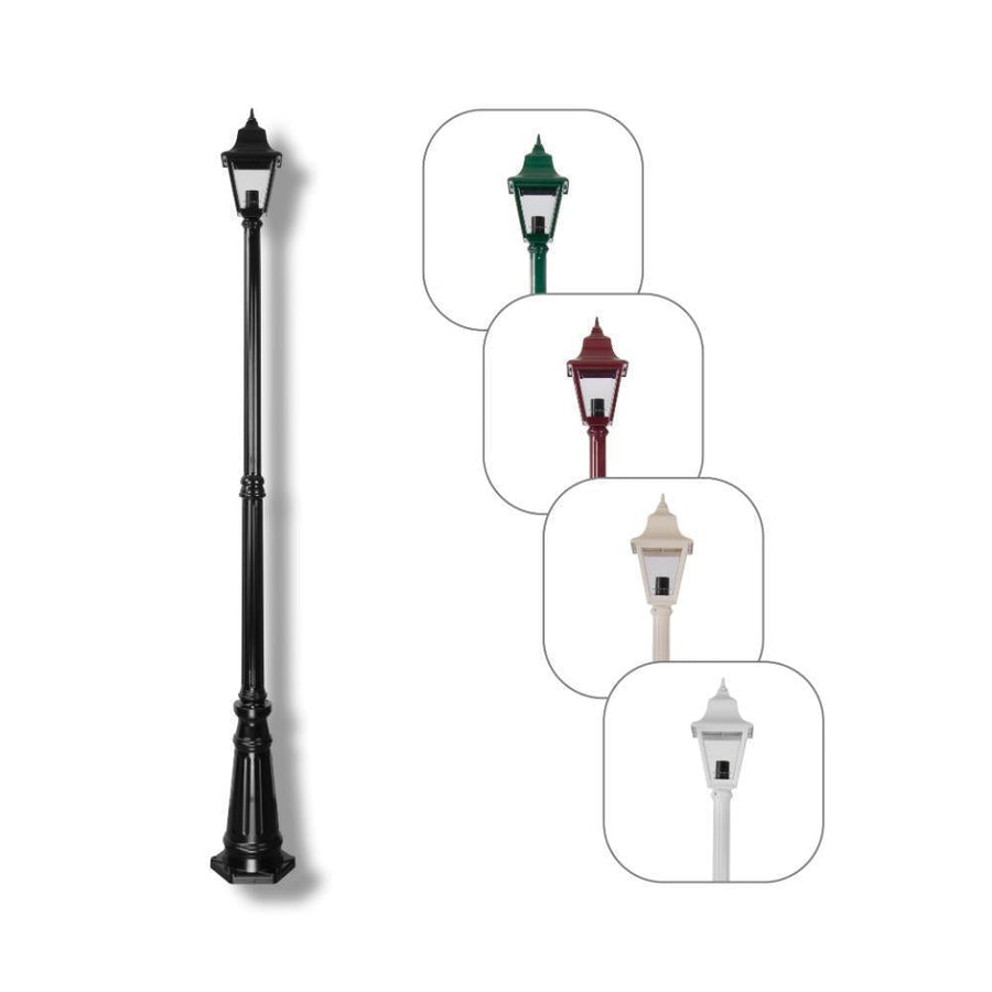 Domus GT-238 Paris - Single Head Tall Post Light-Domus Lighting-Ozlighting.com.au