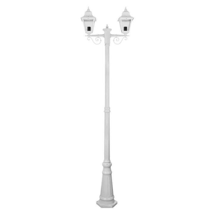 Domus GT-240 Paris - Twin Head Tall Post Light-Domus Lighting-Ozlighting.com.au