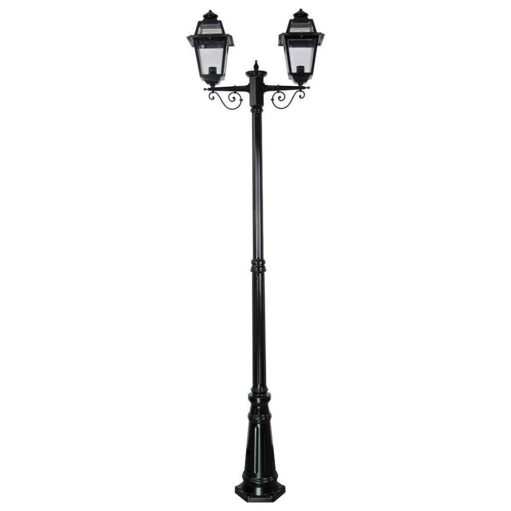 Domus GT-280 Avignon - Twin Head Tall Post Light-Domus Lighting-Ozlighting.com.au