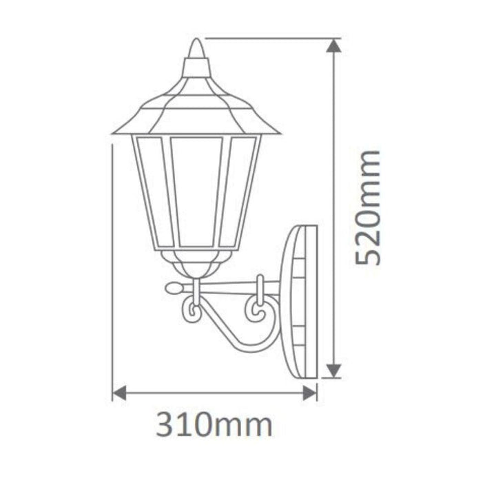 Domus GT-421 Turin - Upward Wall Light-Domus Lighting-Ozlighting.com.au