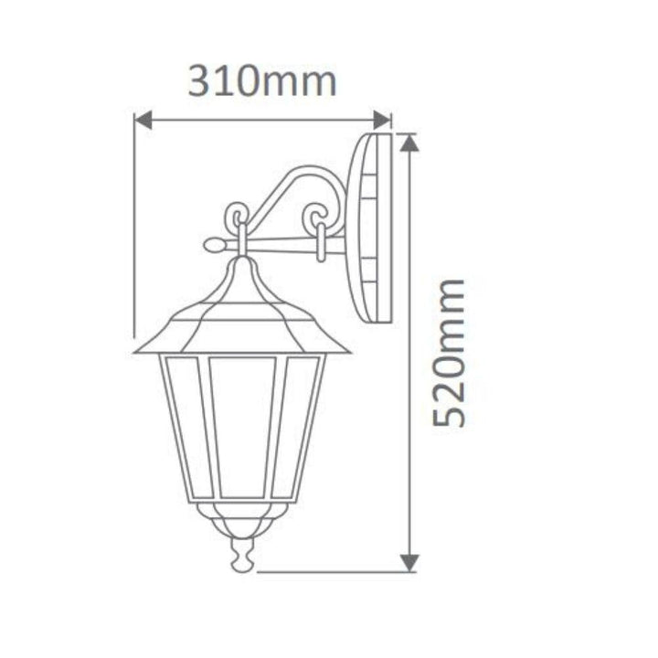 Domus GT-422 Turin - Downward Wall Light-Domus Lighting-Ozlighting.com.au