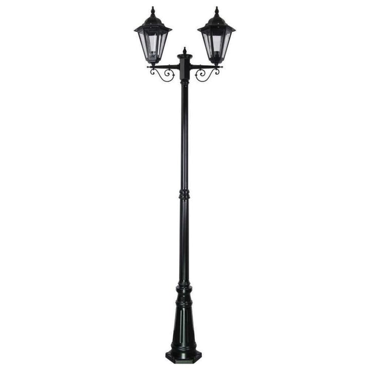 Domus GT-430 Turin - Twin Head Tall Post Light-Domus Lighting-Ozlighting.com.au