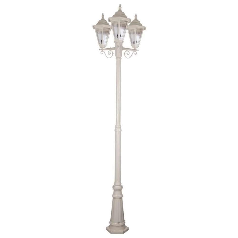 Domus GT-432 Turin - Triple Head Tall Post Light-Domus Lighting-Ozlighting.com.au