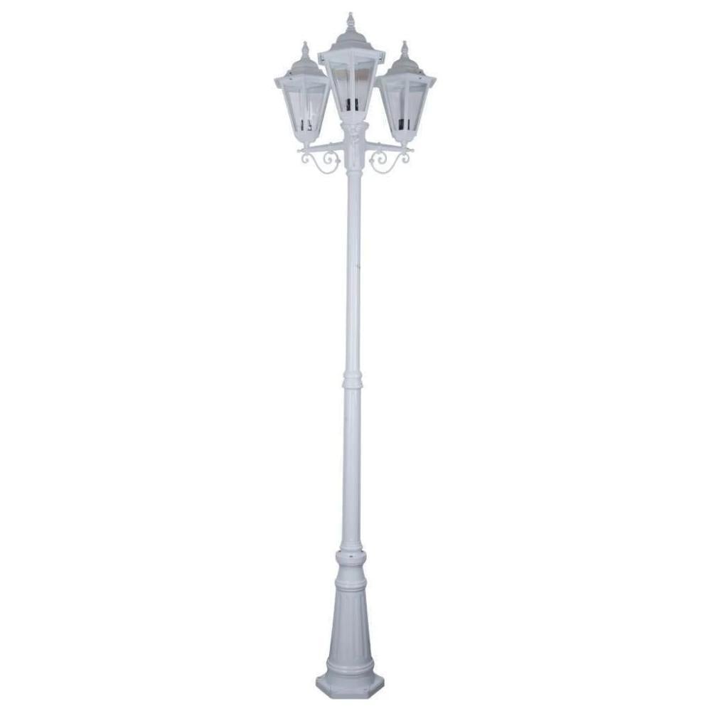 Domus GT-432 Turin - Triple Head Tall Post Light-Domus Lighting-Ozlighting.com.au