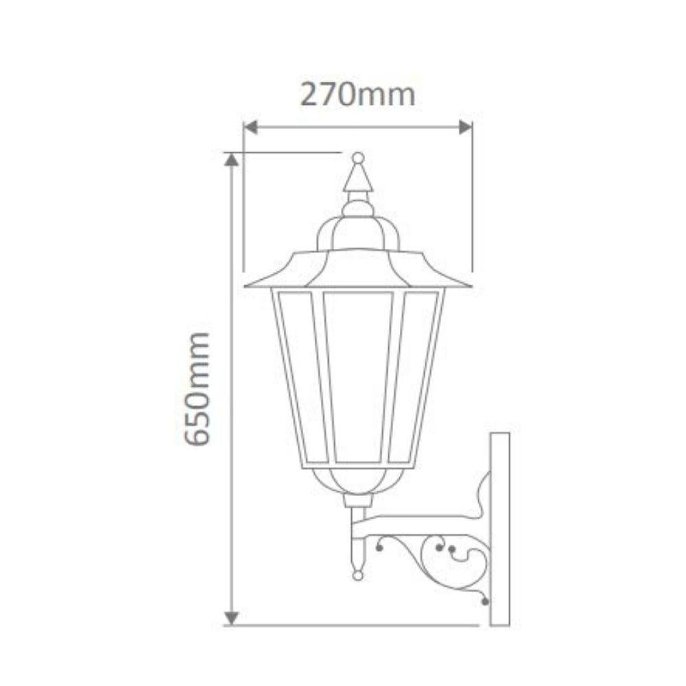 Domus GT-481 Turin Large - Upward Wall Light-Domus Lighting-Ozlighting.com.au