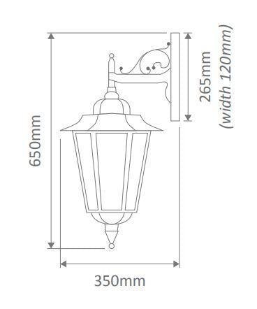 Domus GT-482 Turin Large - Downward Wall Light-Domus Lighting-Ozlighting.com.au