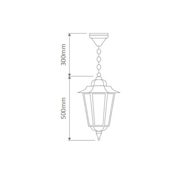 Domus GT-485 Turin Large - Exterior Pendant Light-Domus Lighting-Ozlighting.com.au