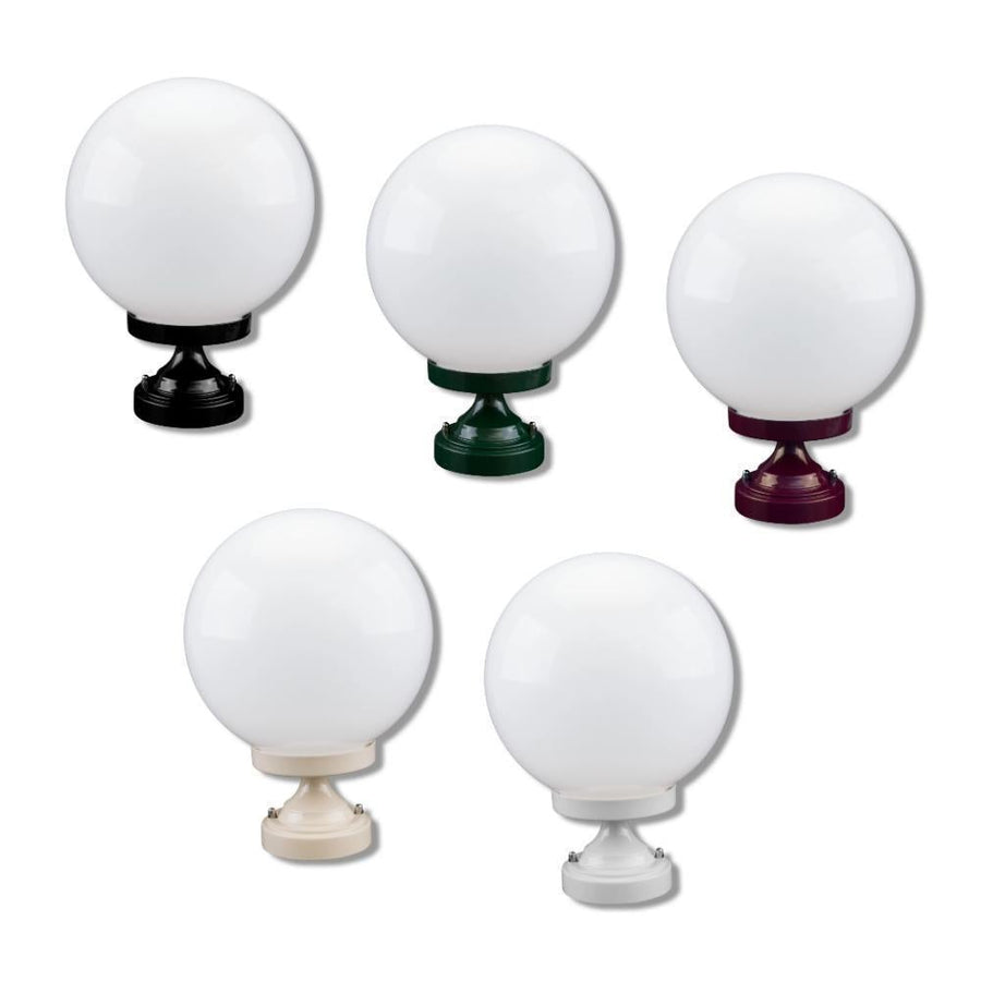 Domus GT-531 Siena - 25cm Sphere Exterior CTC Pillar Mount-Domus Lighting-Ozlighting.com.au