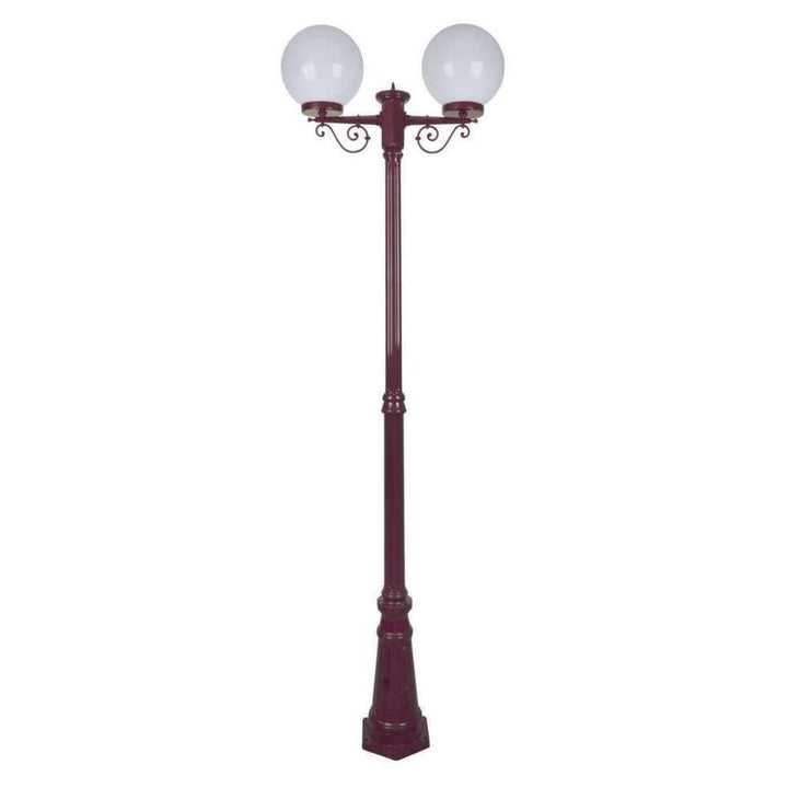 Domus GT-560 Siena - Twin 25cm Spheres Tall Post-Domus Lighting-Ozlighting.com.au