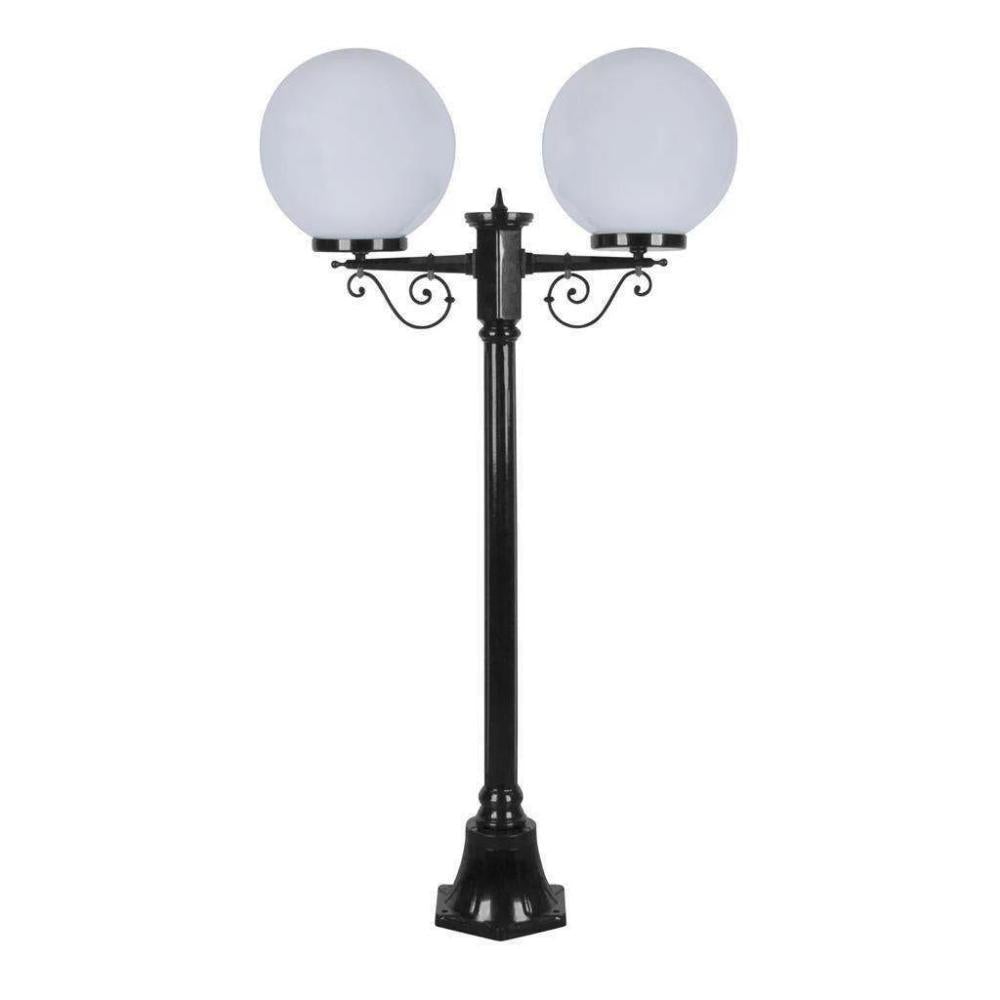 Domus GT-568 Siena - Twin 30cm Spheres Short Post-Domus Lighting-Ozlighting.com.au