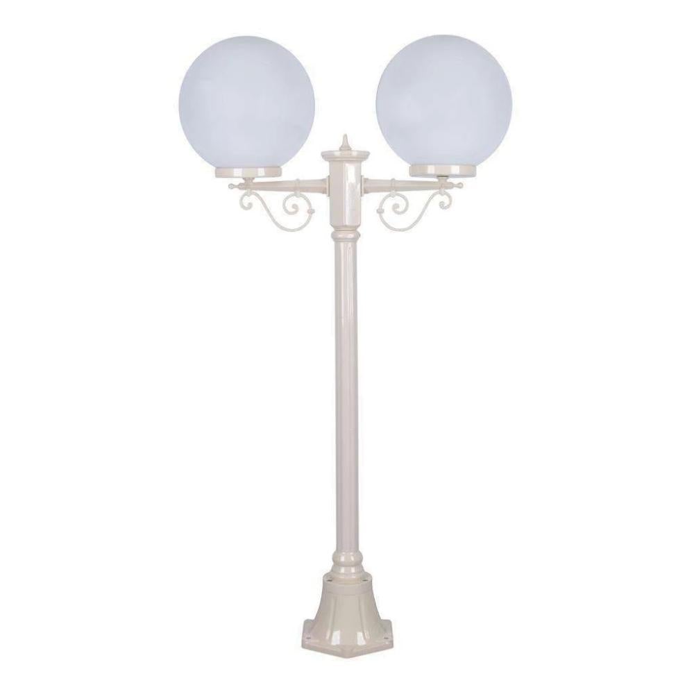 Domus GT-568 Siena - Twin 30cm Spheres Short Post-Domus Lighting-Ozlighting.com.au