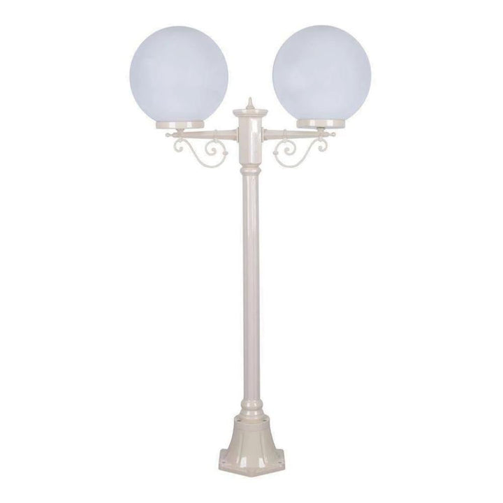 Domus GT-568 Siena - Twin 30cm Spheres Short Post-Domus Lighting-Ozlighting.com.au