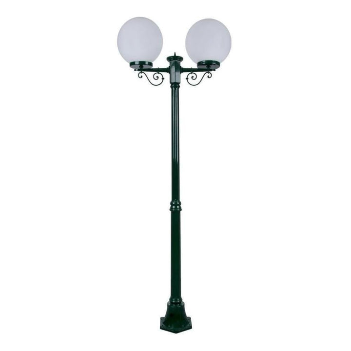 Domus GT-570 Siena - Twin 30cm Spheres Medium Post-Domus Lighting-Ozlighting.com.au