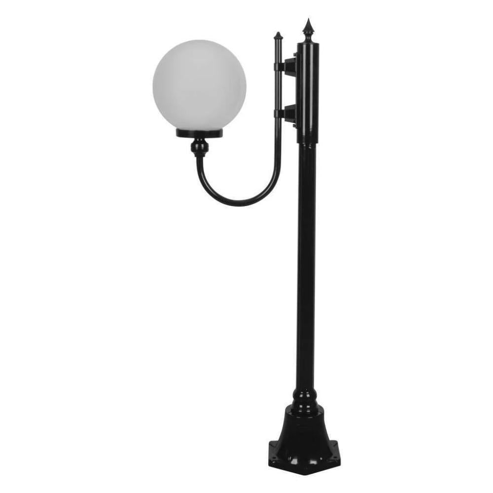 Domus GT-606 Lisbon - 25cm Sphere Curved Arm Short Post Light-Domus Lighting-Ozlighting.com.au