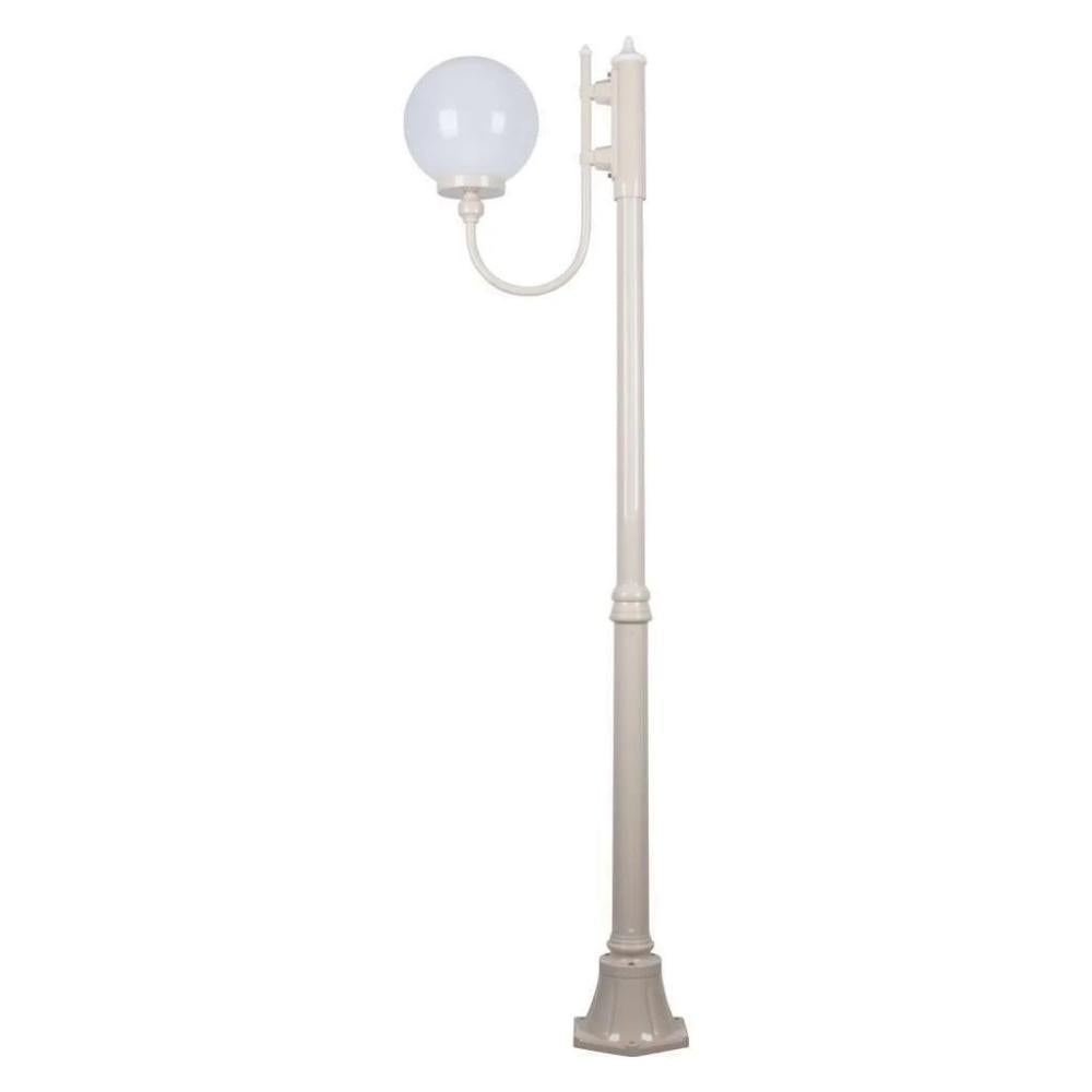 Domus GT-612 Lisbon - 25cm Sphere Curved Arm Medium Post Light-Domus Lighting-Ozlighting.com.au