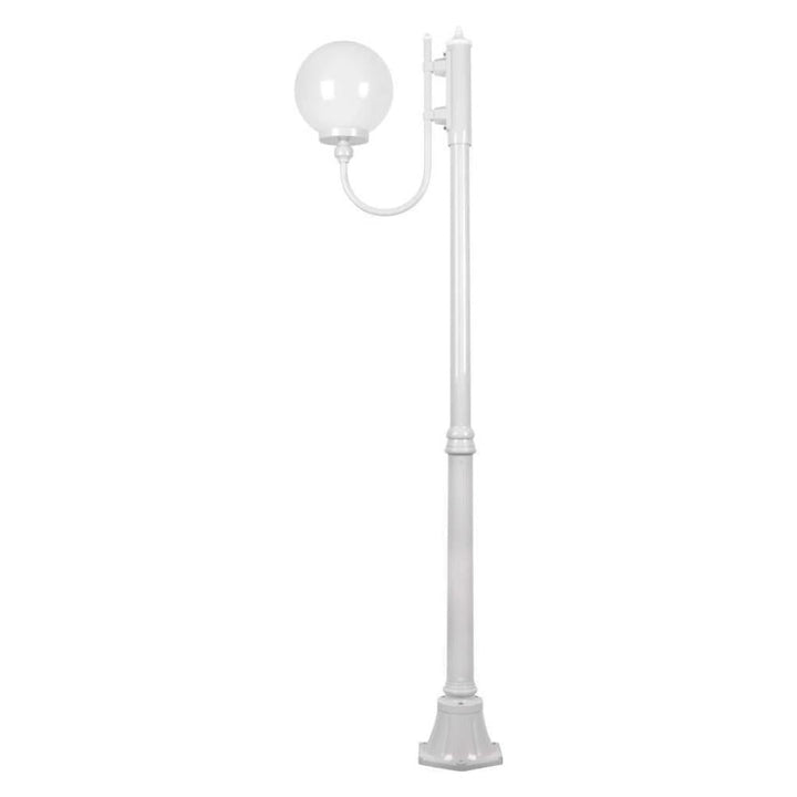 Domus GT-612 Lisbon - 25cm Sphere Curved Arm Medium Post Light-Domus Lighting-Ozlighting.com.au