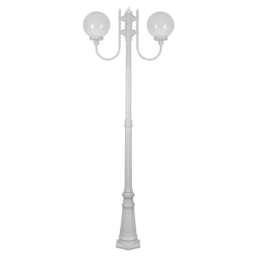 Domus GT-620 Lisbon - Twin 25cm Sphere Curved Arms Tall Post Light-Domus Lighting-Ozlighting.com.au